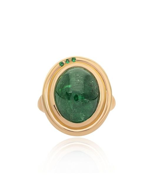 The Jewelz Green Eraya Zest Statement Ring