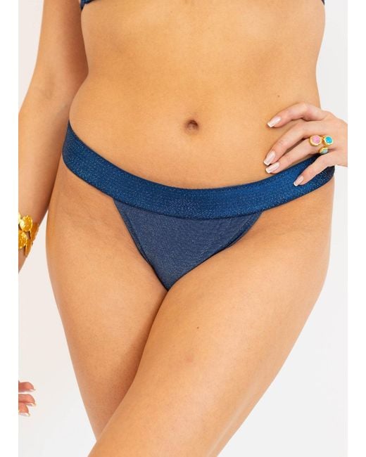 Leyla Maya Ltd Blue Sevi Bikini Bottoms