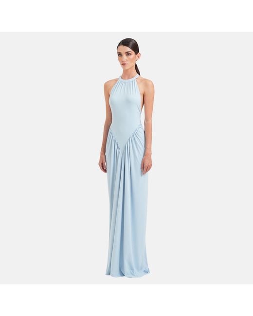 OW Collection Blue Lysa Baby Maxi Dress