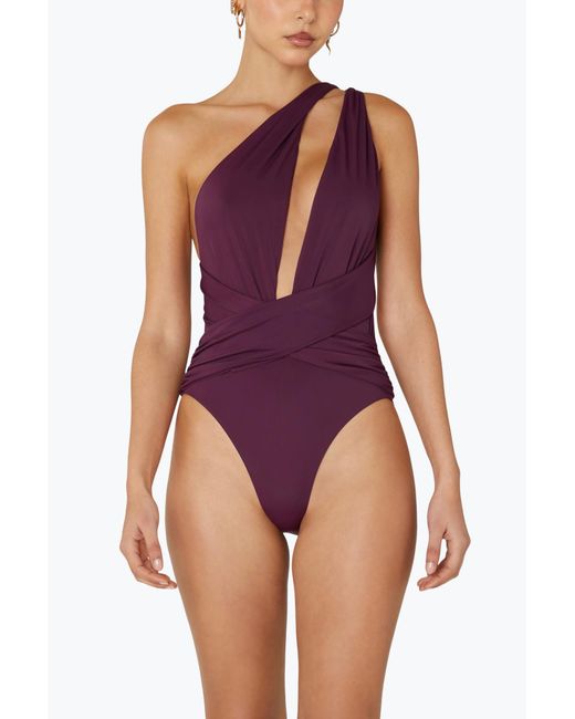 Room 24 Purple Sophia One Piece Bordeaux