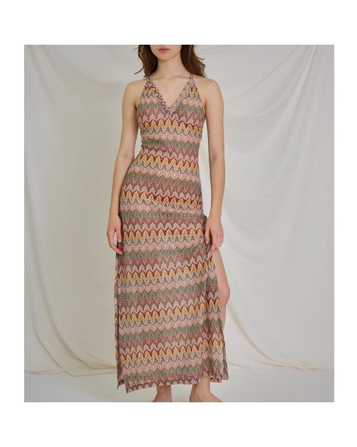 Aulala Paris Natural Neutrals Rose Blush Broderie Beach Dress