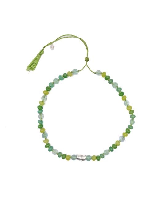Après Youth Green 'Spud' Beaded Friendship Necklace