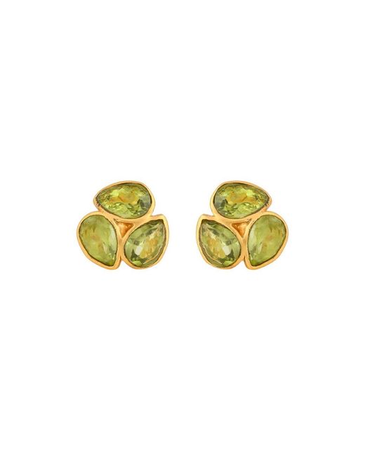 Opium Jewels Yellow Lotus Studs