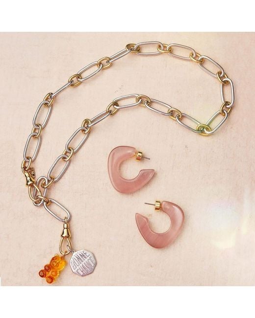 Hye Jane Jewelry Pink Lina Blush Catseye Hoops