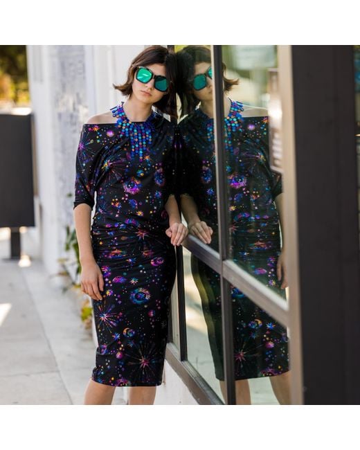 Jennafer Grace Black Celestia Angle Dress
