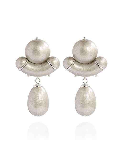 Saule Label Metallic Aria Earrings