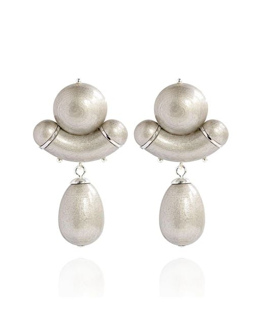 Saule Label Metallic Aria Earrings
