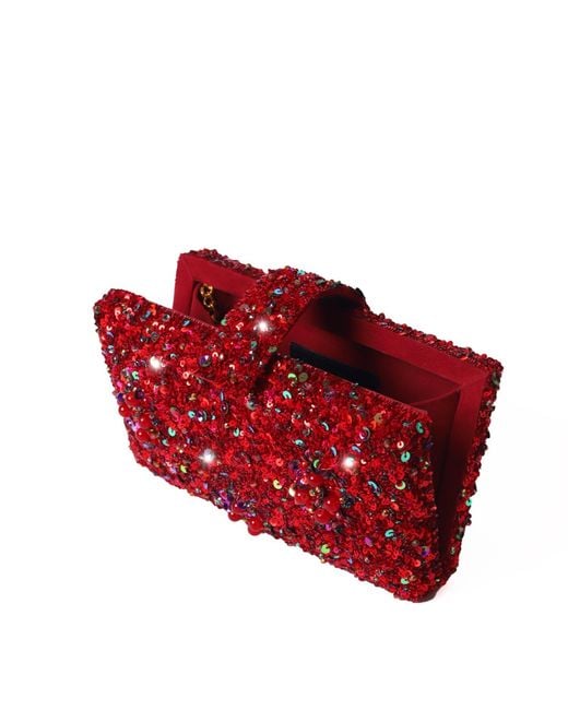 Simitri Red Garnet Kitsch Clutch