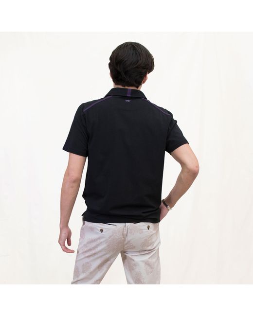 Lords of Harlech Brown Pietro Polo Shirt for men