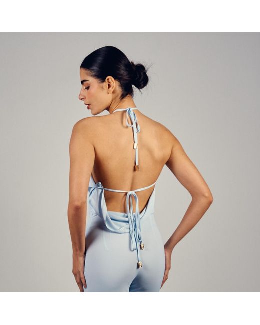 The Ethos Studio Blue Emilia Jumpsuit