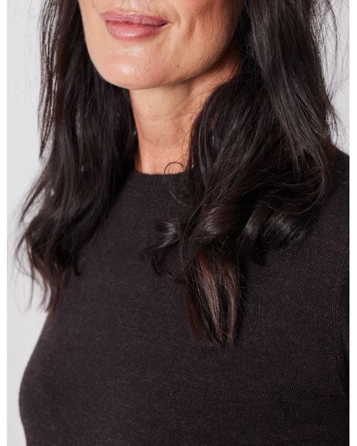 Lindsay Nicholas New York Black Wellesley Sweater