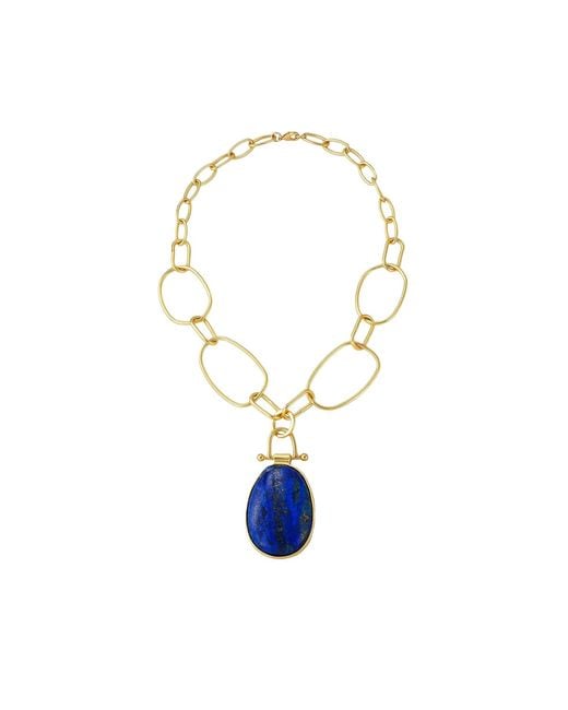 Rare Matters Jewelry Blue Lapis Pendant Necklace