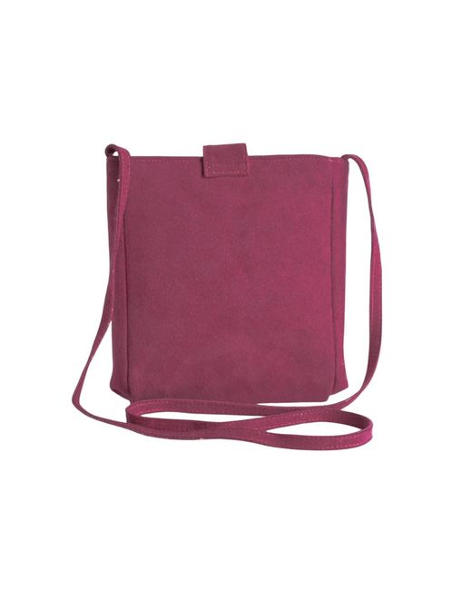 Velvet Atelier Pink Astra Mauve Crossbody Bag