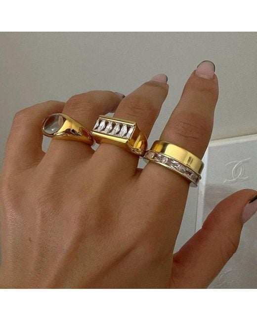 Argento Vivo Metallic The Louise Ring