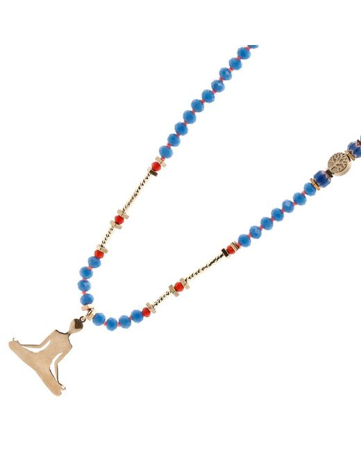 Ebru Jewelry Metallic Yoga Meditation Necklace