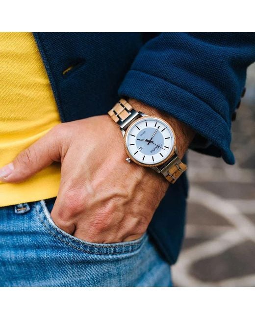 Waidzeit Metallic Barrique Solar Watch for men