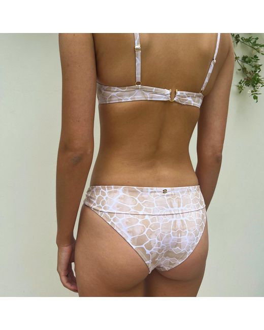 Sophia Alexia Natural Neutrals Sand Pebbles Fiji Bralette Bikini Top