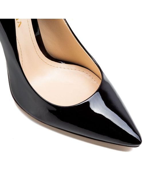 Ginissima Black Alice Stiletto Patent Leather Shoes