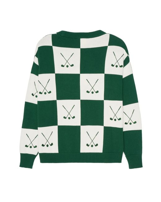 Ellsworth & Ivey Green Riley Crewneck Sweater