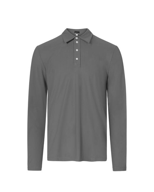 Kalani Sunwear Gray Palma Uv Polo Shirt for men