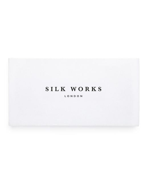 Silk Works Pink Neutrals Caramel Mulberry Silk Eye Mask