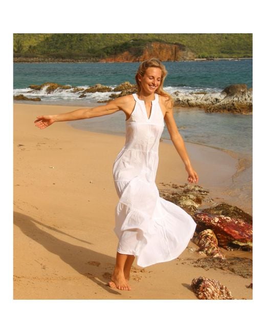 Antra Designs White The Skye Dress