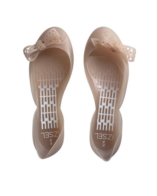 Izsel Natural Neutrals Camy Ballet Flat