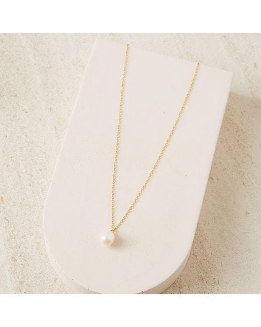 Esterah Metallic Freshwater Pearl Necklace