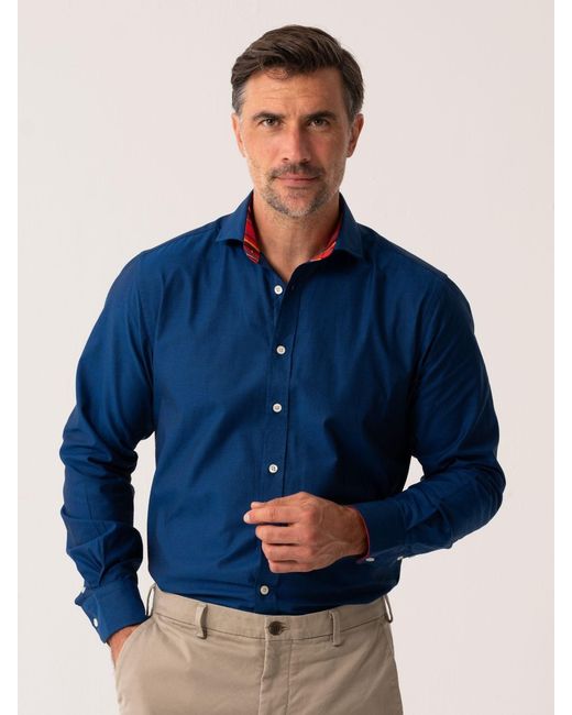 Koy Clothing Blue Mara Oxford Shirt for men