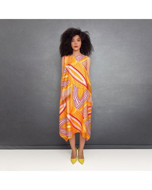 Bianca Popp Orange Semiballoon Dress