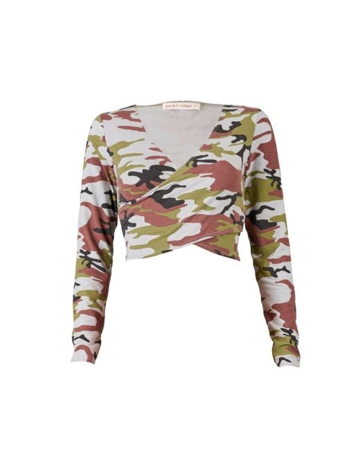 Love and Nostalgia Multicolor Love Is A Battlefield Cross Front Top