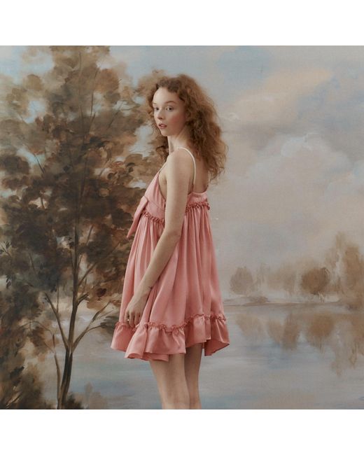 Lisa The Label Pink Angel Baby Bow Dress