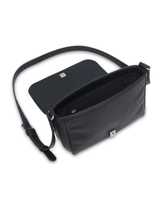 CAMPO MARZIO Roma 1933 Black Ornella Crossbody Bag