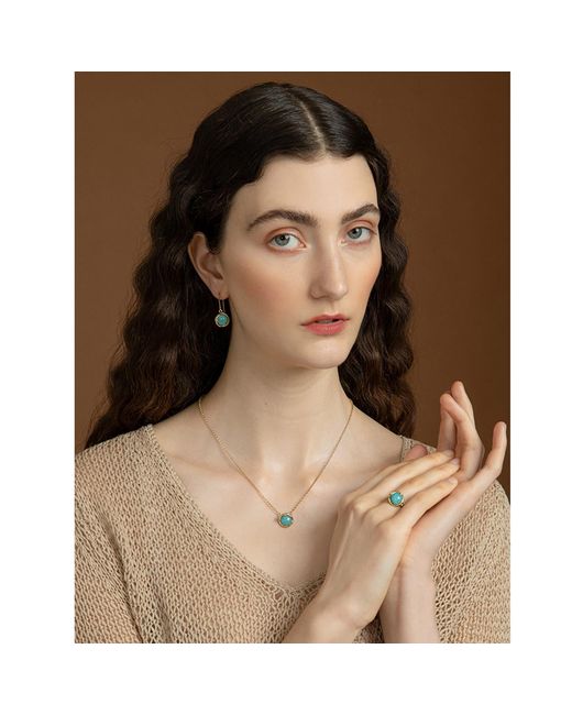 Vintouch Italy Blue Ad Astra Amazonite Ring