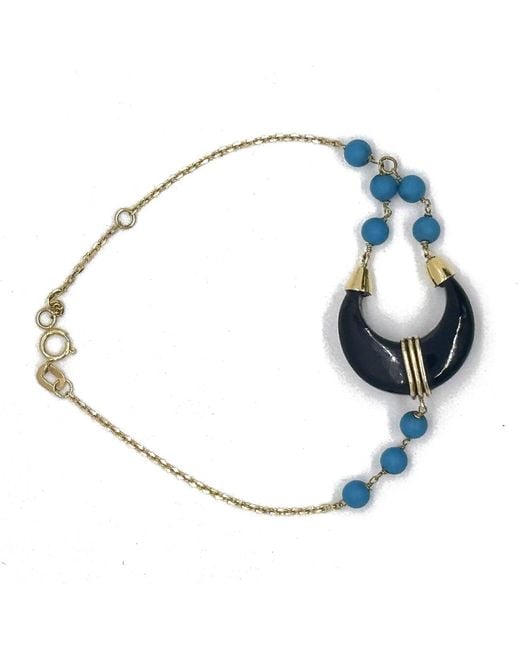 Milchee Blue Med Flair Bracelet