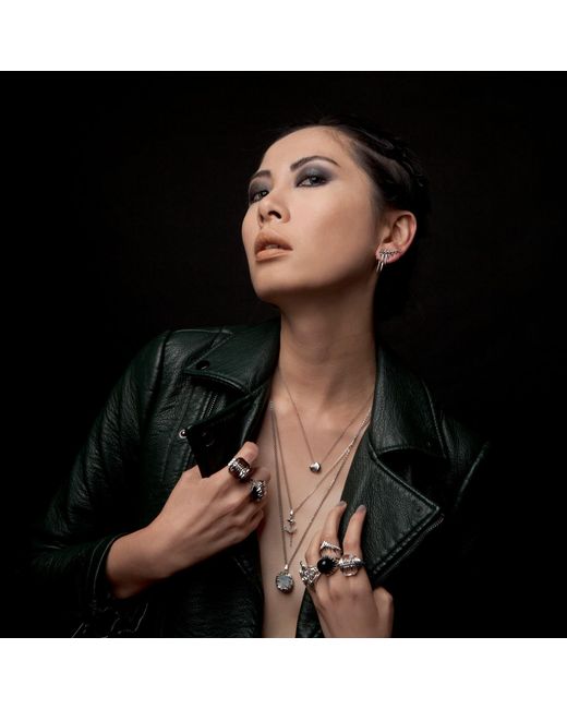 Kasun Metallic Crown Of Thorns Pendant