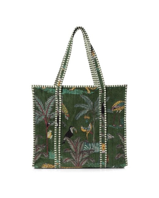 Conscious Yoga Collective Pink The Ultimate Velvet Jungle Tote