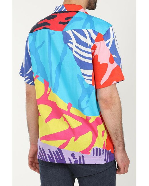 Mercy Delta Blue Warwick Fragmented Landscape for men