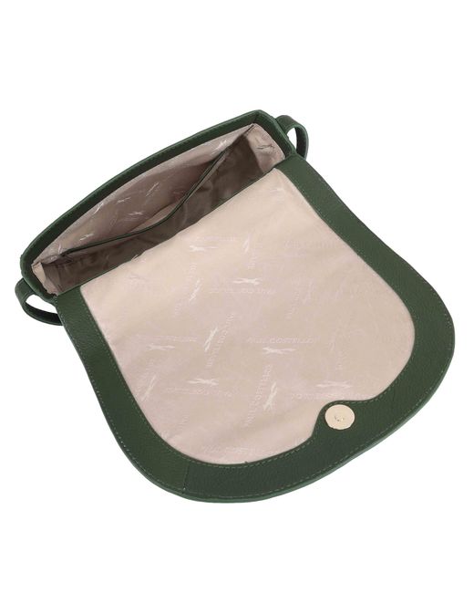 Paul Costelloe Green Saima Leather Crossbody Bag