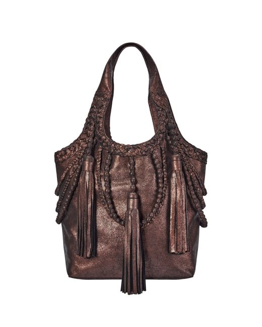 Jodi Lee Brown Kelsey Tote Bag Bronze