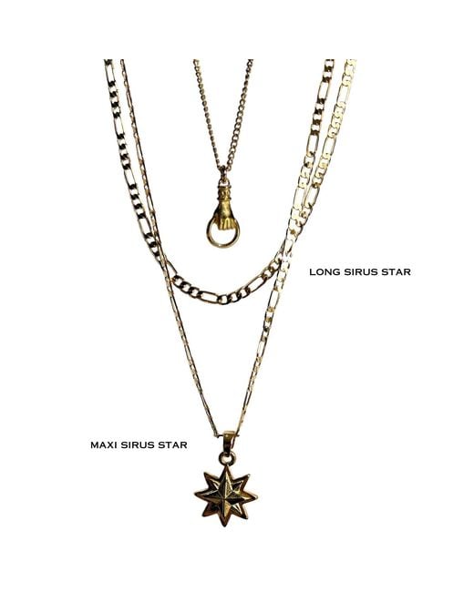 Indigolush Metallic Maxi Sirius Star Necklace