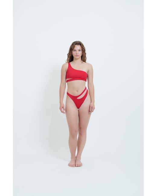 Haus of Mclees Pink Reversible Ace Bikini