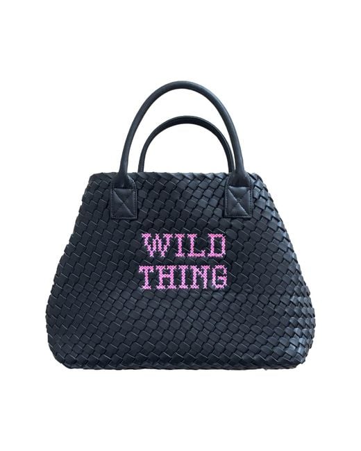 Lilly Loves Blue Wild Thing Vegan Leather Handbag