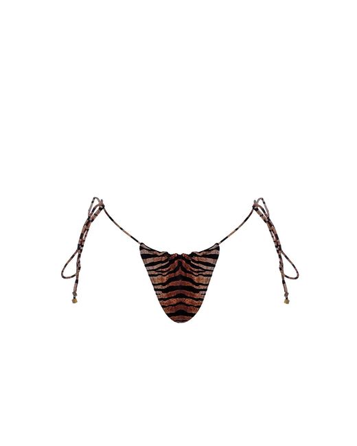 Cherina Beachwear Llc Brown Coachella Bikini Bottom
