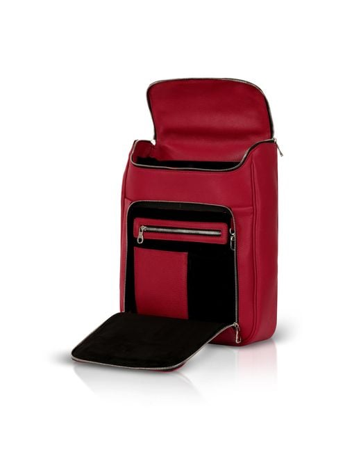 Luis Steven Red Medium Laptop Pack