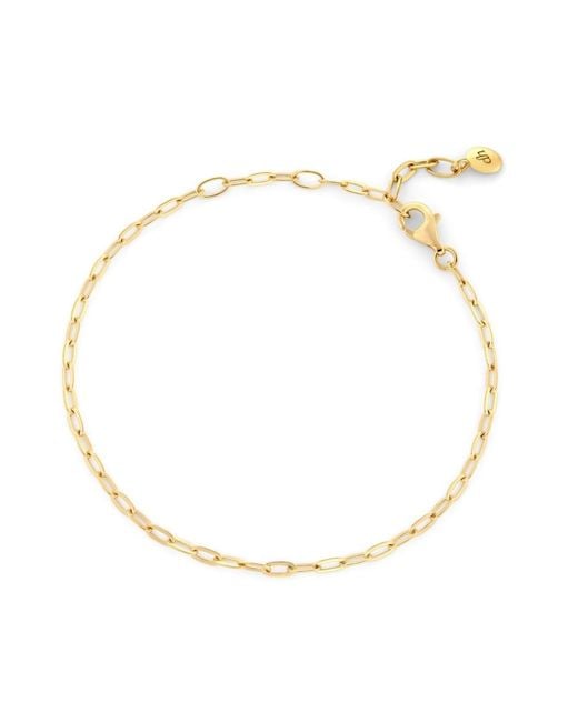 Dinny Hall Metallic Signature Paperclip Chain Bracelet