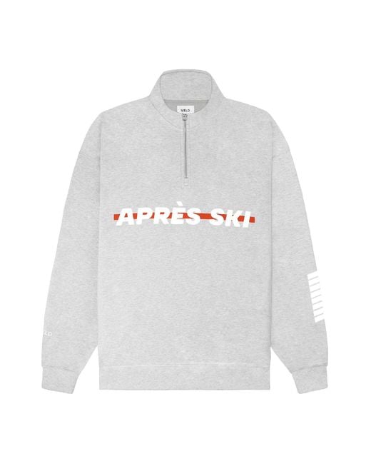 VLD White Runyon Après Ski Quarter-Zip