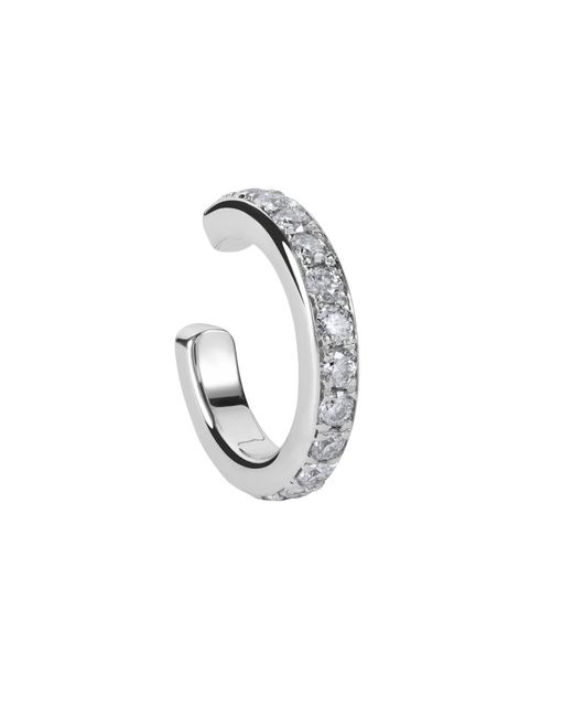 BLOOMTINE | Earth Angel HQ White Illuminess Premium Sterling Single Ear Cuff