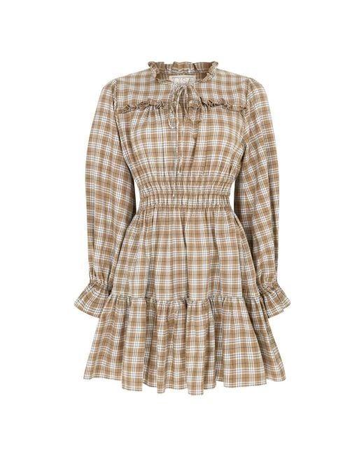 Lisa The Label Natural Short Angel Dress