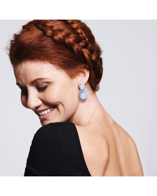 Saule Label Blue Sonia Classic Earrings